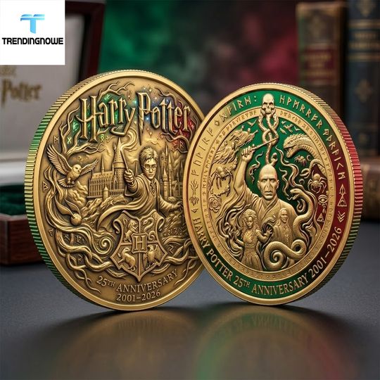Harry Potter 25Th Anniversary Wizarding World Commemorative Coin
