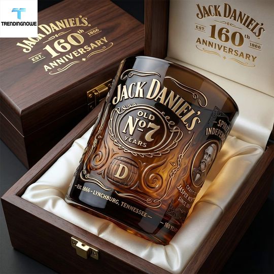 J Daniel Old No7 160Th Anniversary Heritage Collector Whiskey Glass