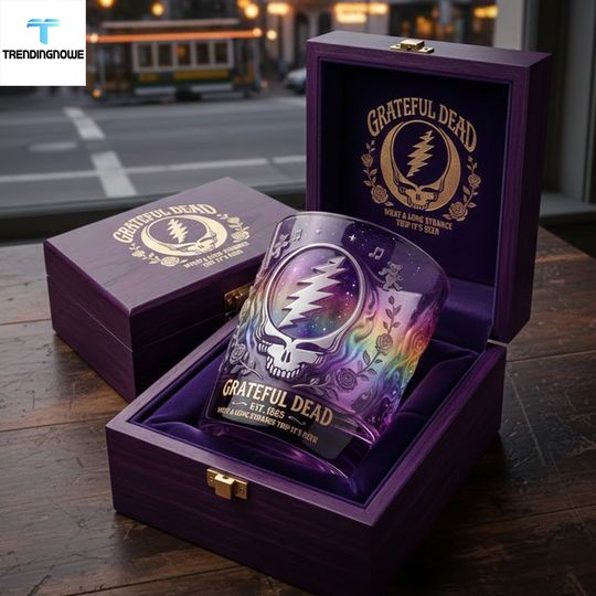 Grateful Dead Steal Your Face Opaque Whiskey Glass 2026