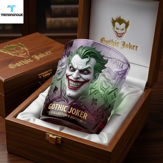 Gothic Joker Collectors Edition Whiskey Glass