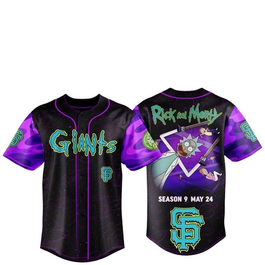 2026 San Francisco Giants Rick And Rickandmorty Jersey