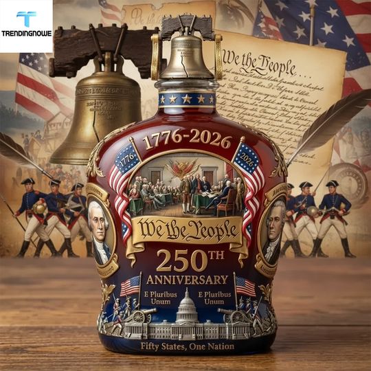 America Us 250Th Anniversary We The People Whiskey Bottle Decanter 2026