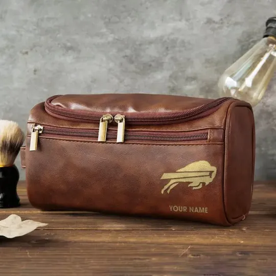 Buffalo Bills Toiletry Bag - Gift For Him, Father, Grandpa - Father's Day Gift Idea