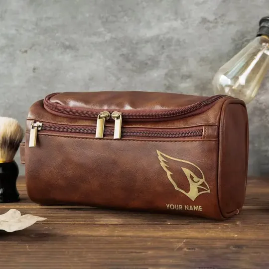 Arizonna Cardinals Toiletry Bag - Gift For Him, Father, Grandpa - Father's Day Gift Idea