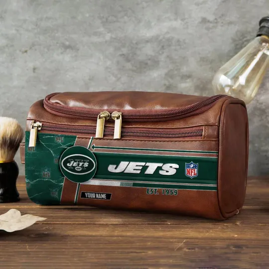 New York Jets Toiletry Bag - Gift For Him, Father, Grandpa - Father's Day Gift Idea