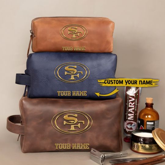 San Francisco 49ers Toiletry Bag - Gift For Him, Father, Grandpa - Father's Day Gift Idea