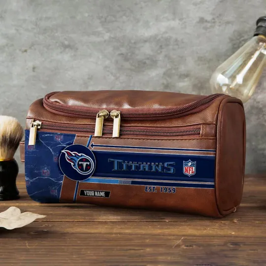 Tennessee Titans Toiletry Bag - Gift For Him, Father, Grandpa - Father's Day Gift Idea