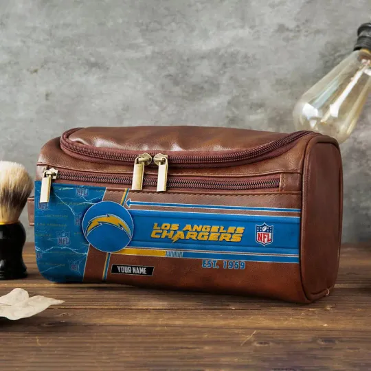 Los Angeles Chargers Toiletry Bag - Gift For Him, Father, Grandpa - Father's Day Gift Idea