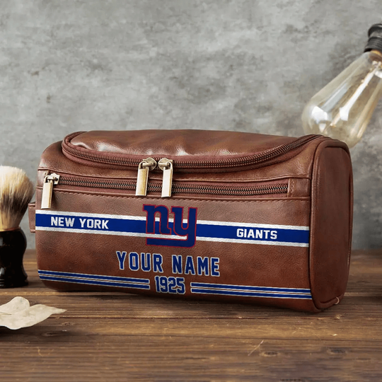 New York Giants Toiletry Bag - Gift For Him, Father, Grandpa - Father's Day Gift Idea