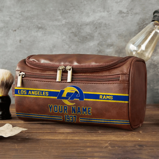 Los Angeles Rams Toiletry Bag - Gift For Him, Father, Grandpa - Father's Day Gift Idea