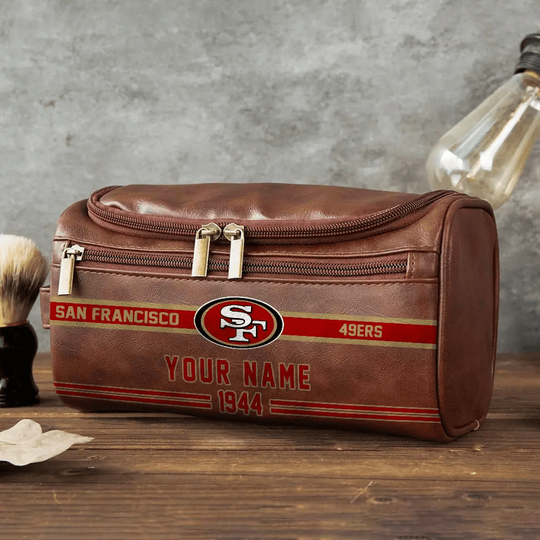 San Francisco 49ers Toiletry Bag - Gift For Him, Father, Grandpa - Father's Day Gift Idea