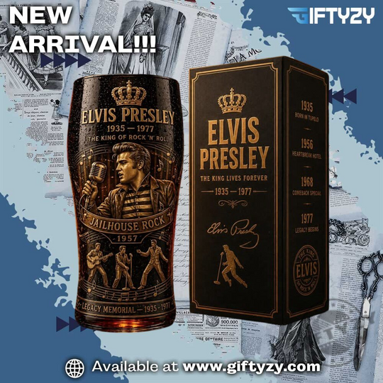 The King’s other voice Elvis Presley Pour like The King Beer Glass