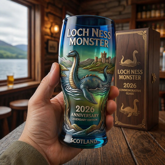 Loch Ness Monster 2026 Collectors Pint Beer Glass