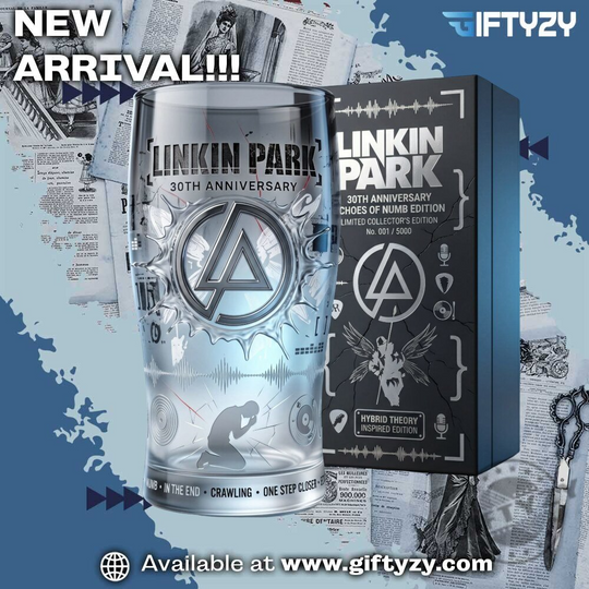 30 years of Linkin Park Beer Pint Glass