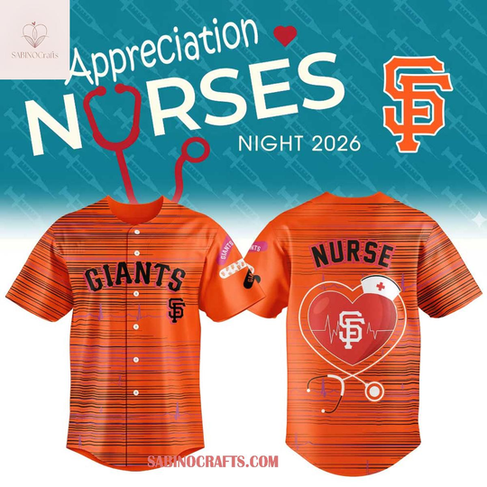 San Francisco Giants Nurse Appreciation Night 2026 Inspired Baseball Jersey