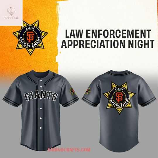 San Francisco Giants Law Enforcement Appreciation Night 2026 Baseball Jersey