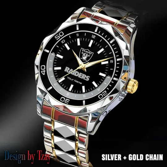 Custom Las Vegas Team Raiders Watch For Men