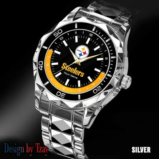 Custom Pittsburgh Team Steeler Watch For Men