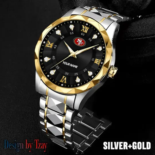 Custom San Francisco Team 49ers Watch For Men