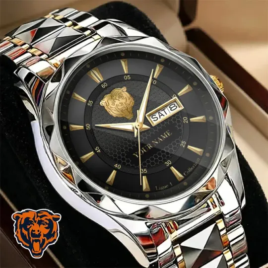 Custom Chicago football Team Bears Watch For Men