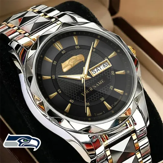 Custom Seattle football Team Seahawks Watch For Men