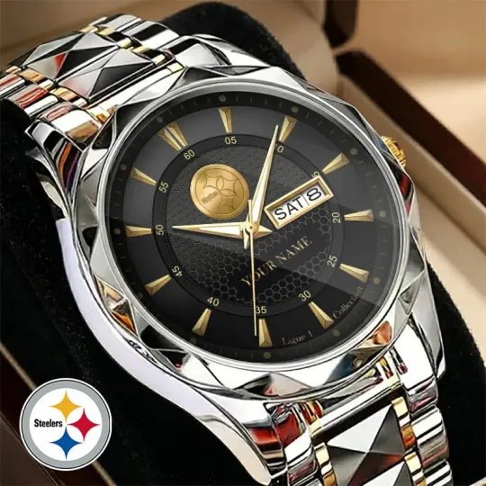 Custom Pittsburgh Team Steeler Watch For Men