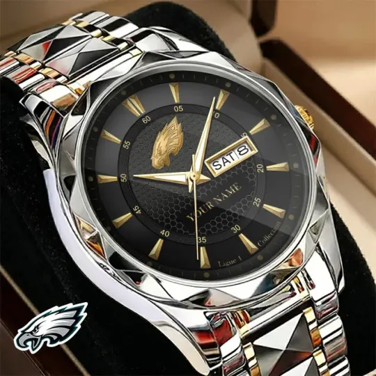 Custom Philadelphia Team Eagles Watch For Men