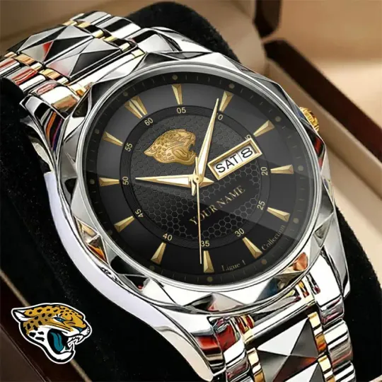 Custom Jacksonville Team Jaguars Watch For Men