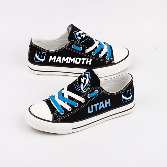 Utah Mammoth Sneakers, Team logo Footwear, Hockey Fan Gift, Custom Print Trainers Shoes