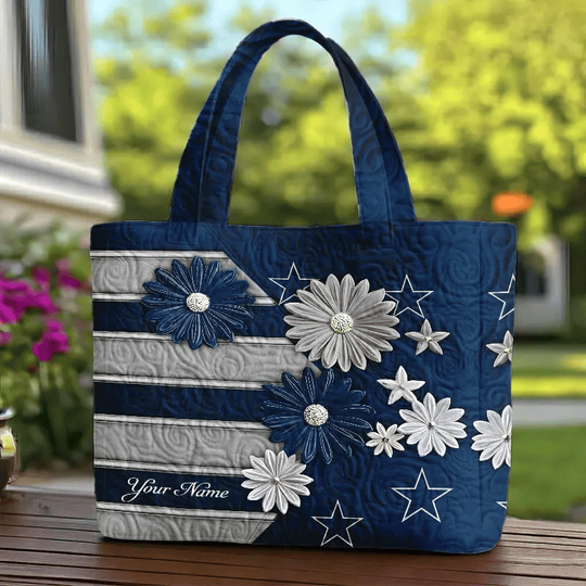 Dallas Cowboys Quilted Tote Bag