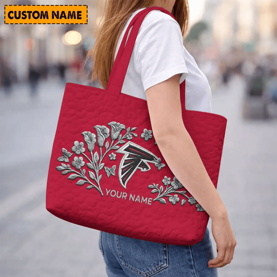 Atlanta Falcons Quilted Tote Bag