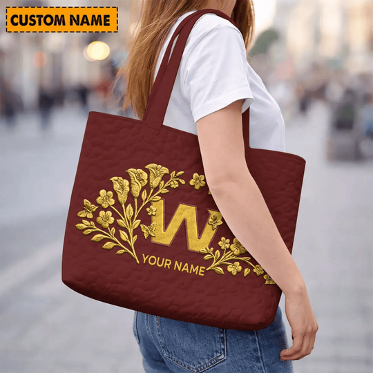Washington Commanders Quilted Tote Bag