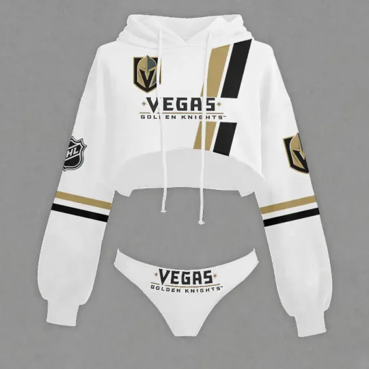 Vegas Golden Knightss Cropped Hoodie & Bottom Set SPTCHBS732