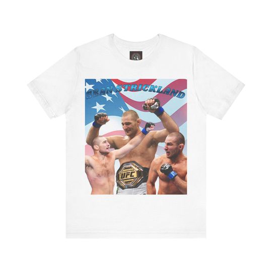 Sean Strickland UFC Vintage Graphic Fighter T-Shirt | Bootleg American Mixed Martial Arts Jiu Jitsu Fighter Tee | Gifts For Him