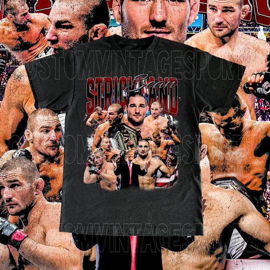 Vintage Sean Strickland Shirt - Vintage Design Tee MMA Fan Gift Adult & Kids Sizes Fighter