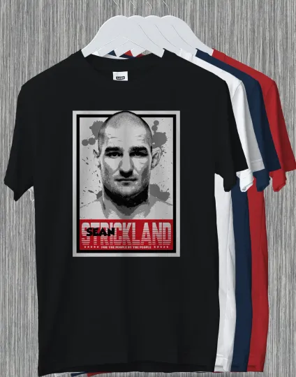 Sean Strickland For The People by The People MMA Fighter Funny Gift T-Shirt