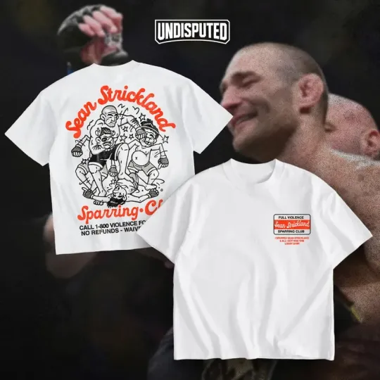 Sean Strickland Sparring Club Double Sides Unisex T-shirt UFC Shirt