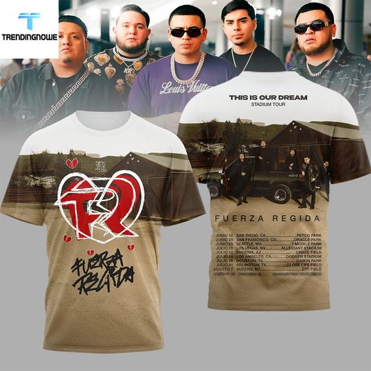 Fuerza Regida Pero No Te Enamores 2026 Stadium Tour Shirt