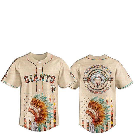 San Francisco Giantss Special Native American Day Jersey 2025