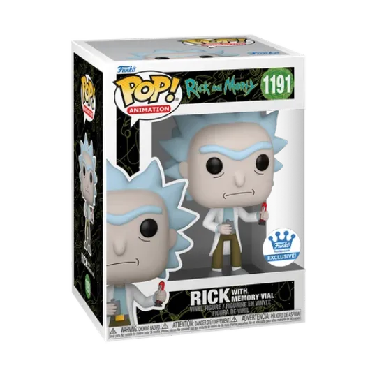 Rick and Rickandmorty Rick With Memory Vial Collector Figures
