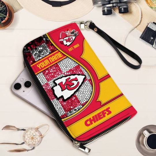Kansas City Team Chiefs Women Wallet, Football Women Wallet