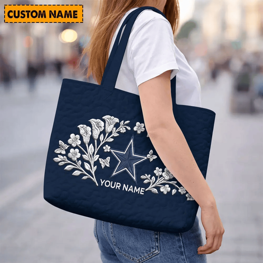 Dallas Cowboys Quilted Tote Bag