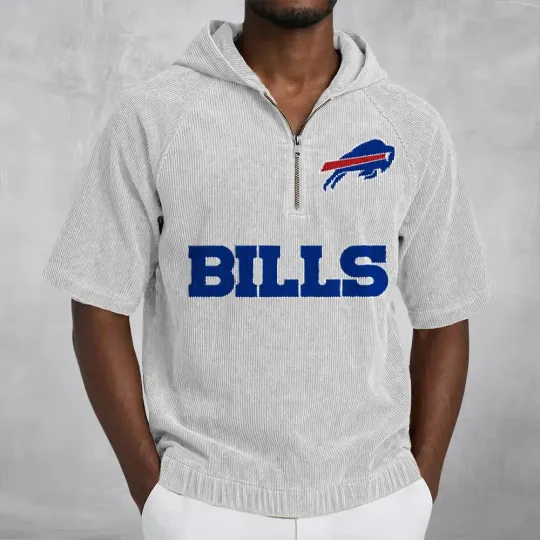 Buffalo Bills Corduroy Hooded Zip-up