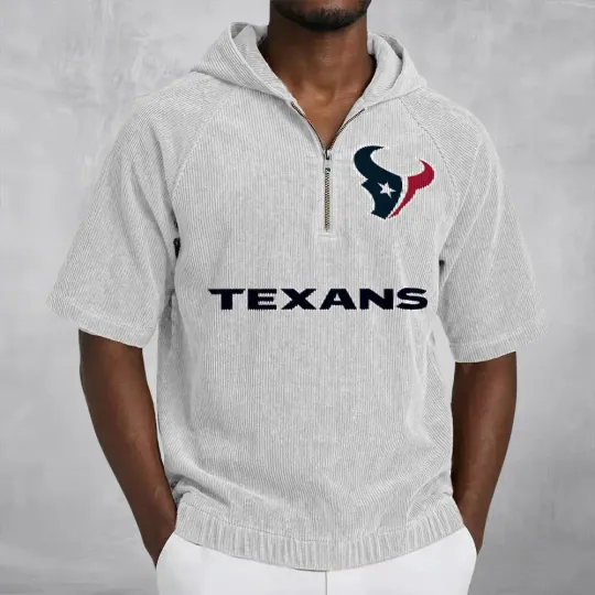 Houston Texans Corduroy Hooded Zip-up