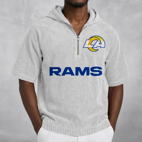 Los Angeles Rams Corduroy Hooded Zip-up