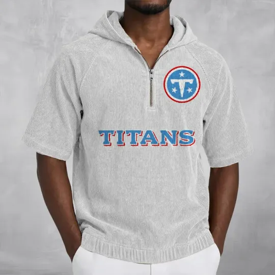 Tennessee Titans Corduroy Hooded Zip-up