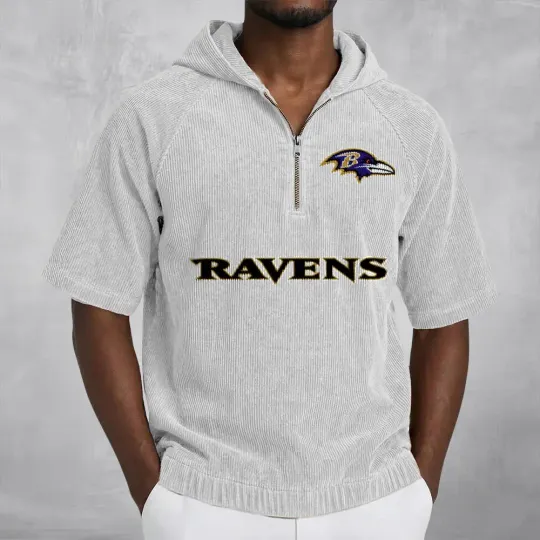 Baltimore Ravens Corduroy Hooded Zip-up