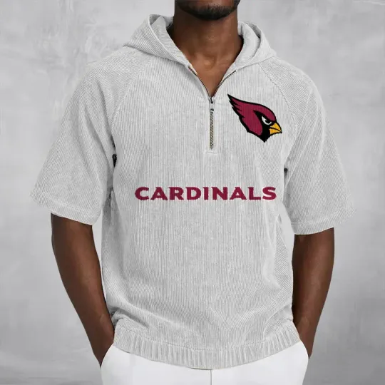 Arizonna Cardinals Corduroy Hooded Zip-up