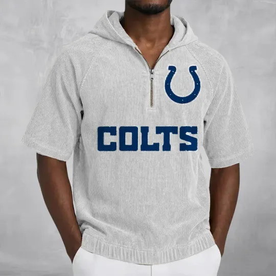 Indianapolis Colts Corduroy Hooded Zip-up