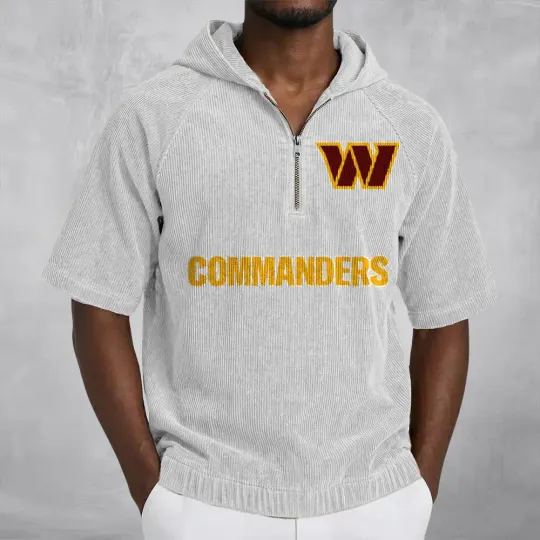 Washington Commanders Corduroy Hooded Zip-up